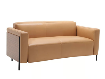RAP SF1136 - Leather leisure sofa by Andreu World - view 2